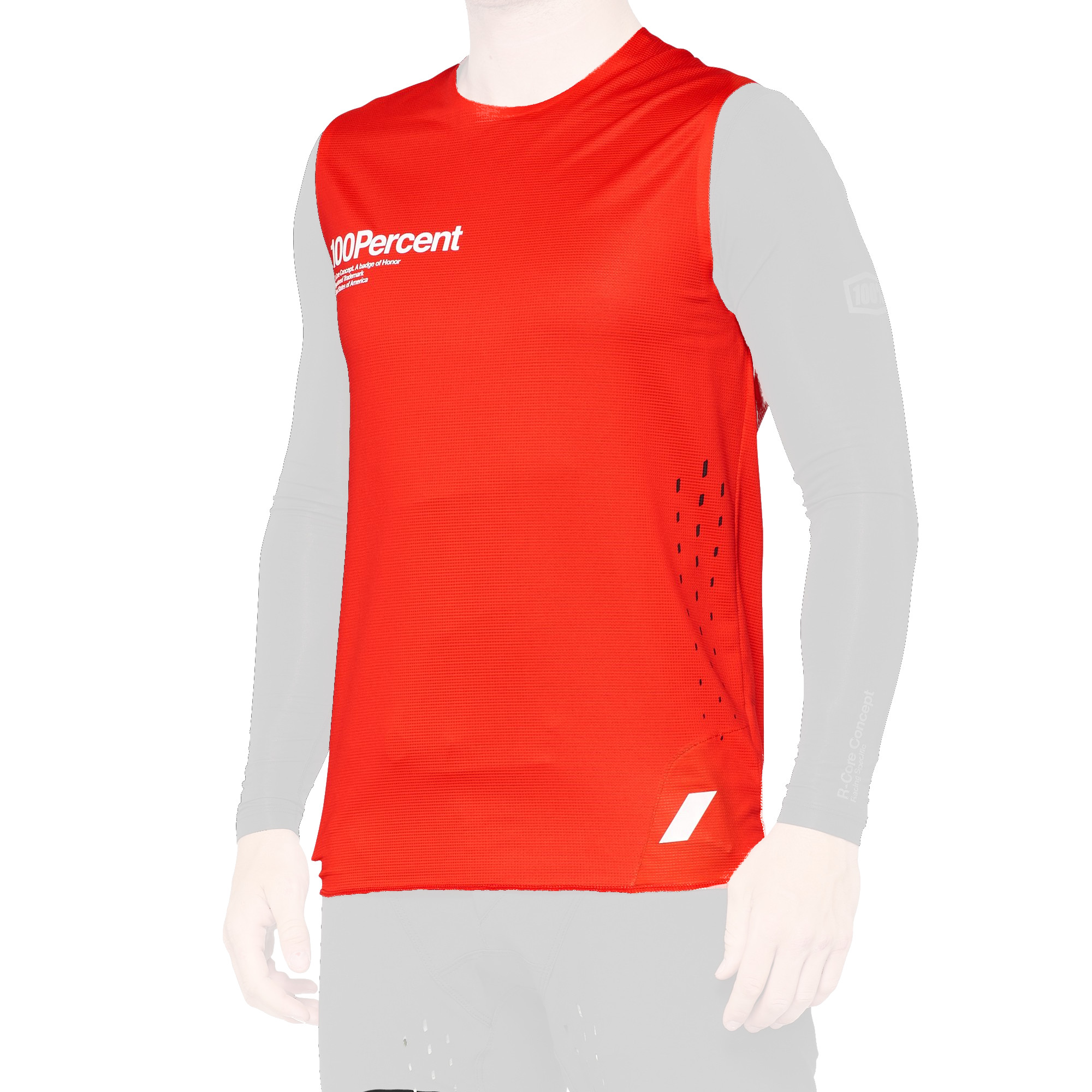 100% - R-CORE CONCEPT SLEEVELESS JERSEY RED